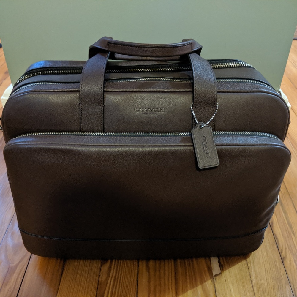 Coach Hamilton 24 Hour Smooth Leather Commuter Bag